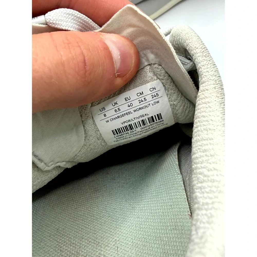 Lululemon Chargefeel Low Women 8 Sneaker Vapor Light Seal Workout Training Shoes
